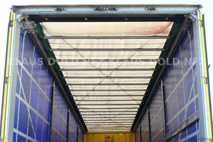 Brandalı açık yarı römork FRUEHAUF Pritsche Plane SAF Achsen Liftachse