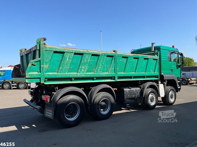 شاحنة قلابة MAN TGS 35.480 8x8 Manual Full Steel Meiller 14m³ K...