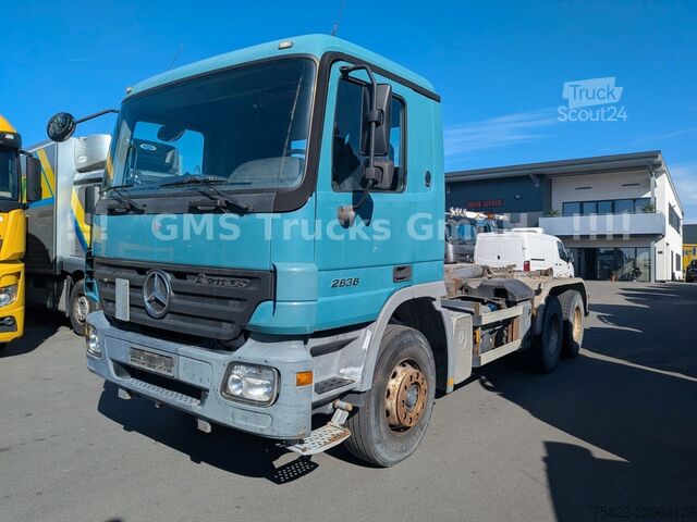 Camion benne à bras amovible MERCEDES-BENZ Actros 2636 / Steel / Eps 3 Pedal / German