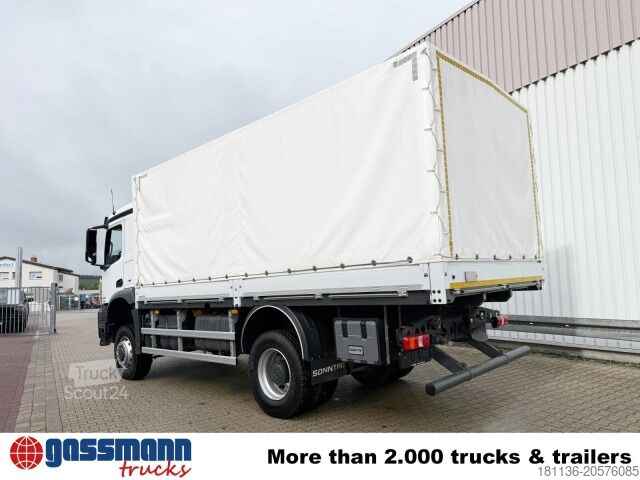 Vrachtauto met open laadbak Mercedes-Benz Arocs 1827/30 A 4x4, Ex-Bundeswehr!