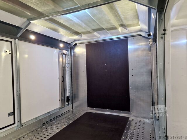 Autószállító Brian James Trailers Race Transporter 5 weiß ab Lager verfügbar