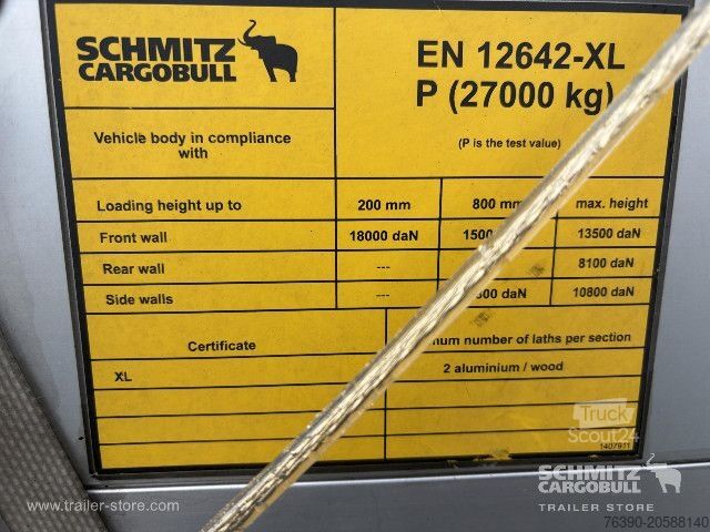 Semiremorcă deschisă cu prelată Schmitz Cargobull Semitrailer Curtainsider Standard