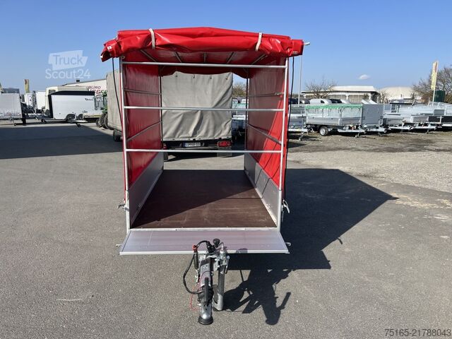 Przyczepa skrzyniowa Böckmann TL-AL 2513/135 Stkl Plane Kastenanhänger gebrems