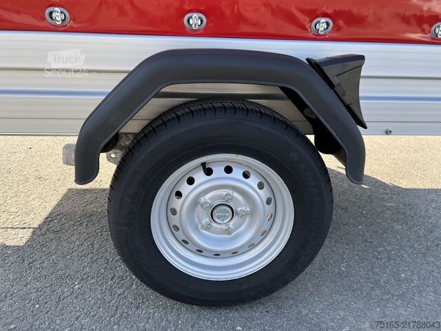 Przyczepa skrzyniowa Böckmann TL-AL 2513/135 Stkl Plane Kastenanhänger gebrems