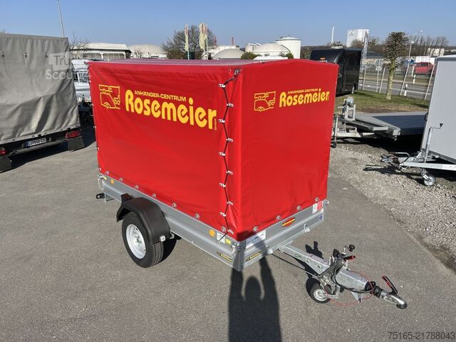 Przyczepa skrzyniowa Böckmann TL-AL 2513/135 Stkl Plane Kastenanhänger gebrems