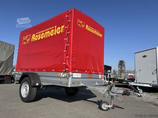 Przyczepa skrzyniowa Böckmann TL-AL 2513/135 Stkl Plane Kastenanhänger gebrems