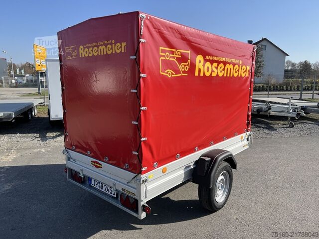 Przyczepa skrzyniowa Böckmann TL-AL 2513/135 Stkl Plane Kastenanhänger gebrems