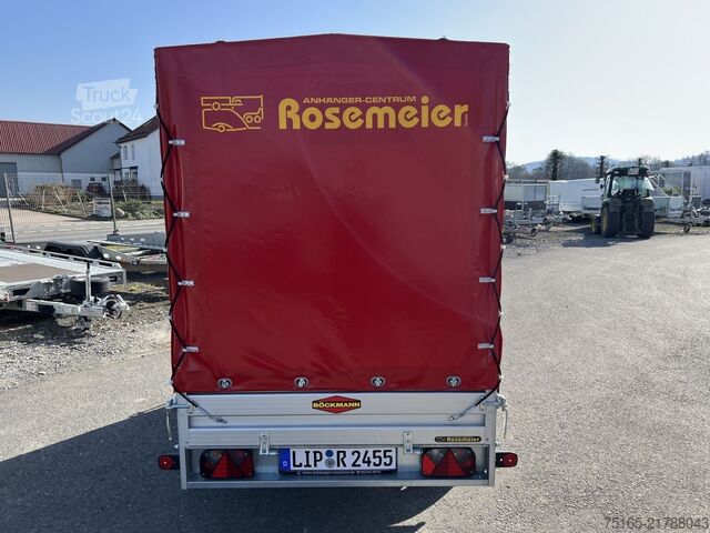 Przyczepa skrzyniowa Böckmann TL-AL 2513/135 Stkl Plane Kastenanhänger gebrems