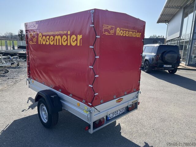 Przyczepa skrzyniowa Böckmann TL-AL 2513/135 Stkl Plane Kastenanhänger gebrems