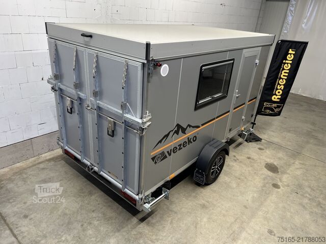 Remolque caja Vezeko TK C 18.35 SP Offroad Camping Kofferanhänger