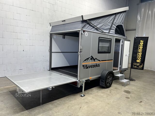 Remolque caja Vezeko TK C 18.35 SP Offroad Camping Kofferanhänger
