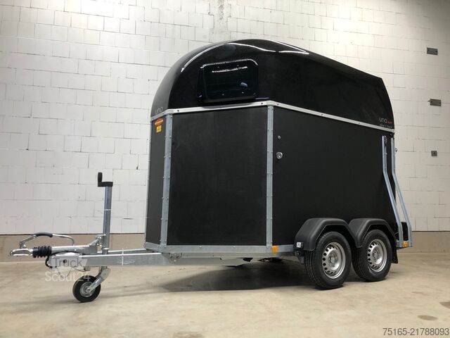 Prikolica za prevoz konj Böckmann Uno Esprit silver black ALB Pferdeanhänger