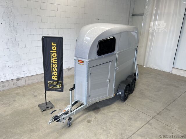 Paardentransportaanhanger Böckmann Champion Uno Esprit silv+bl SK Pferdeanhänger