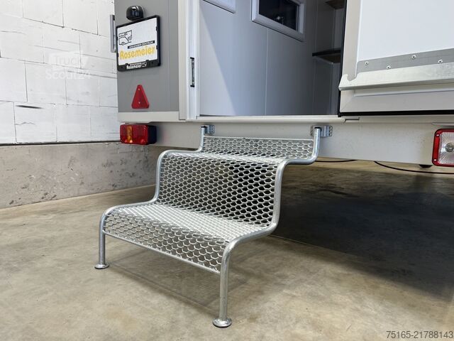 Salgs- og promotrailer Rosemeier VE Kassenhäuschen TK C 13.30 WC Verkaufsanhänger