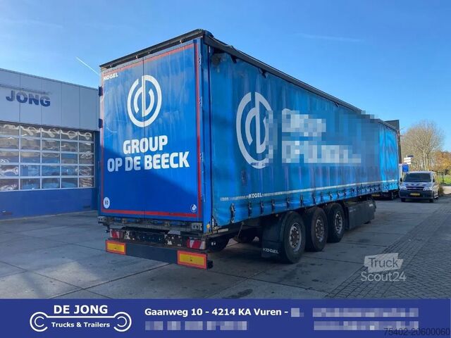 Przesuwne plandeki Kögel S24-1 / Tautliner / SAF + Disc / 1x Lift Axle