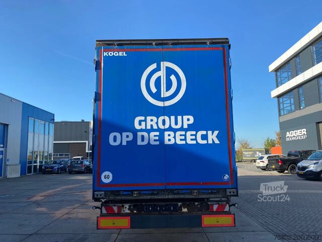 Przesuwne plandeki Kögel S24-1 / Tautliner / SAF + Disc / 1x Lift Axle