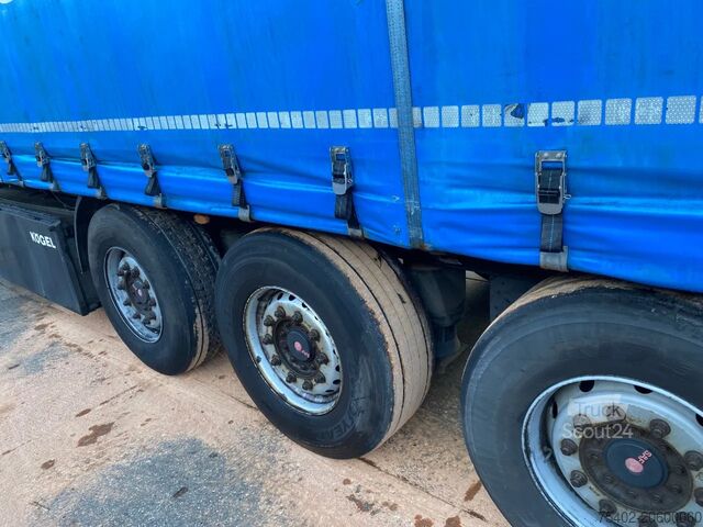 Przesuwne plandeki Kögel S24-1 / Tautliner / SAF + Disc / 1x Lift Axle