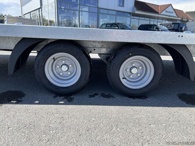 Reboque plataforma e transportador universal Martz GT Plateau 450/2 S 3T Alu Plattform/Universaltra