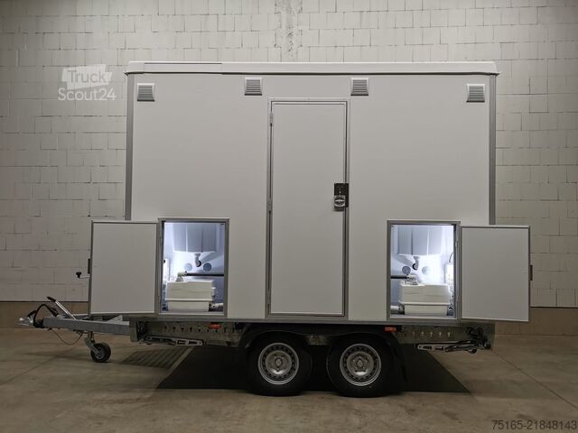 Туалетный прицеп Rosemeier EW TA-NO 1 + 1 + 1 Doppeltank Toilettenanhänger