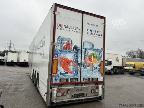 Nízkoložný návěs VAN ECK PT3ZI DOPPELDECKER, KüHLKOFFERAUFLIEGER, CARRIER VECTOR 1850,
