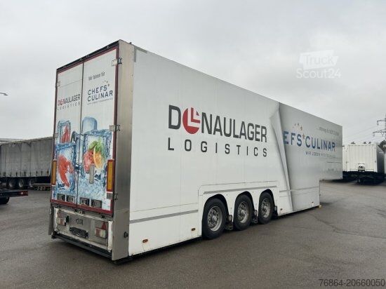 Nízkoložný návěs  VAN ECK PT3ZI DOPPELDECKER, KüHLKOFFERAUFLIEGER, CARRIER VECTOR 1850,