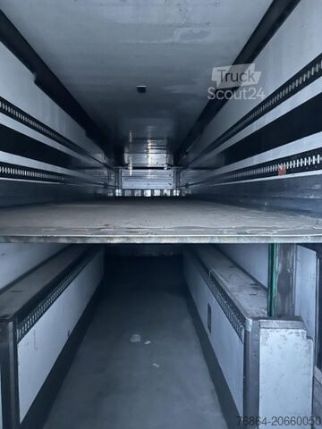 Nízkoložný návěs VAN ECK PT3ZI DOPPELDECKER, KüHLKOFFERAUFLIEGER, CARRIER VECTOR 1850,