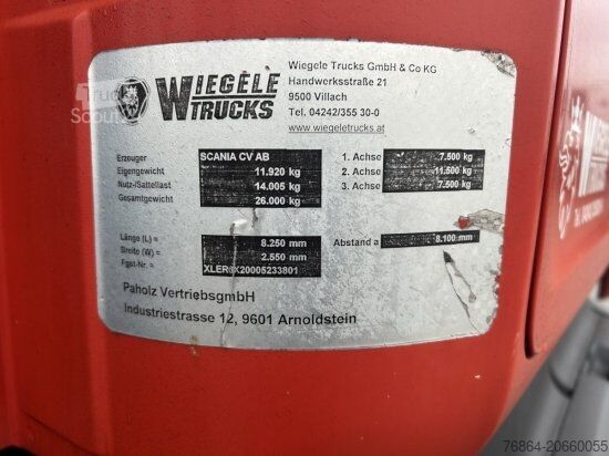 Savitvežis SCANIA R440 6X2 ABROLLER, SCHALTER ,RETARDER, E5, LENK,LIFT HYVA LIFT, OHNE AUFBAU