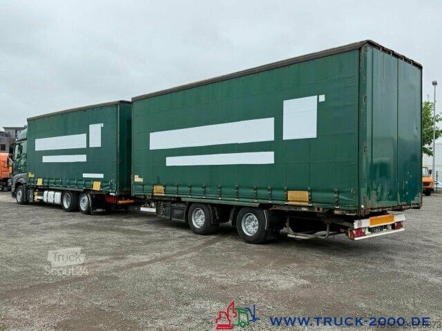 Tentinė platforma sunkvežimis Mercedes-Benz Actros 2536 6x2 58m³ Mega Wechselbrücke Retarder