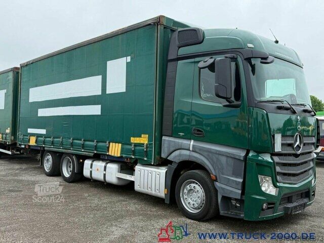 Tentinė platforma sunkvežimis Mercedes-Benz Actros 2536 6x2 58m³ Mega Wechselbrücke Retarder