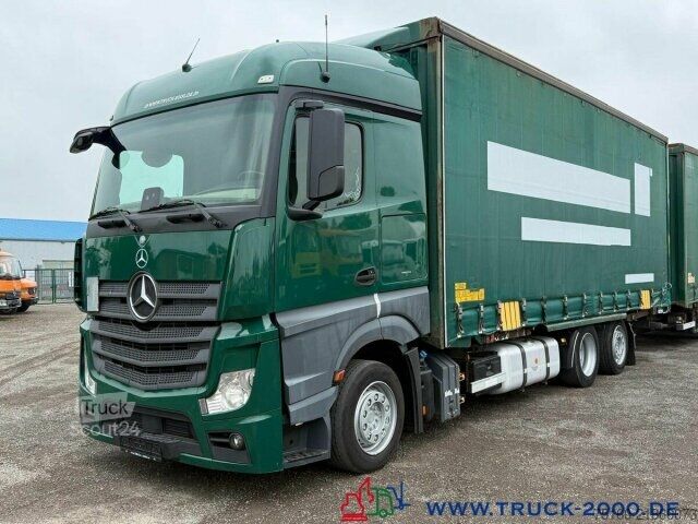 LKW mit Pritsche & Plane Mercedes-Benz Actros 2536 6x2 58m³ Mega Wechselbrücke Retarder