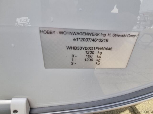 Turistcampingvogn Hobby Beachy 420