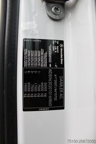 Mainomas kėbulo sunkvežimis MERCEDES-BENZ 2540 6x2 (kein 2542 2545) Fahrschule Nr.: 860