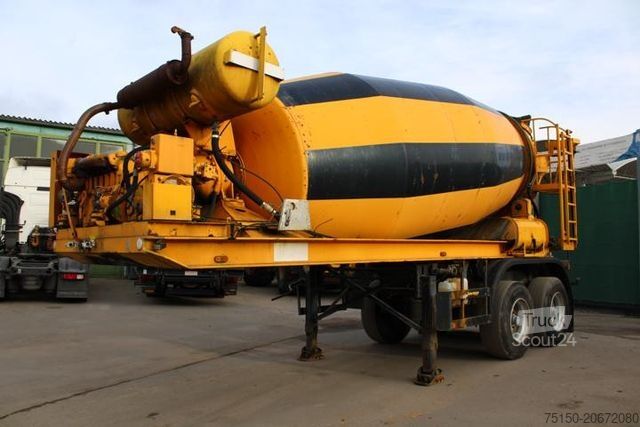 Oplegger  BETON LIEBHERR 10 m³ seperater Motor Nr: 023