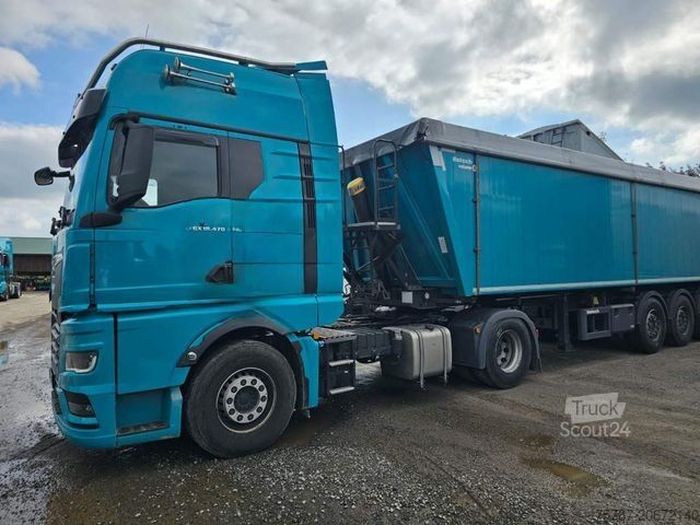 Standard dragbil MAN 18.470 TGX,2 Kreis-Hydraulik,Retrader,20.500 Kg