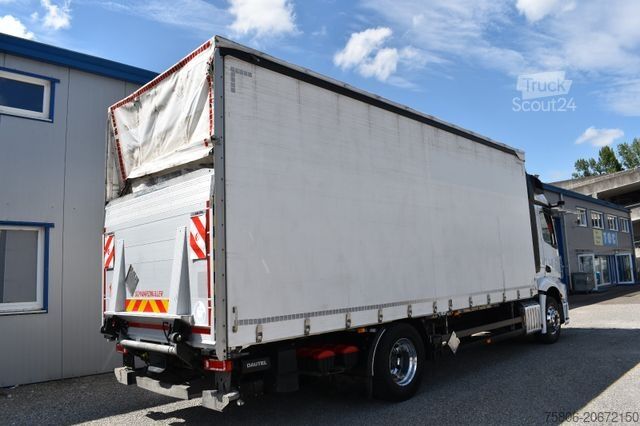 Flaklastbil med kapell MERCEDES-BENZ Actros 1845 L E6 ADR AHK LBW Retarder