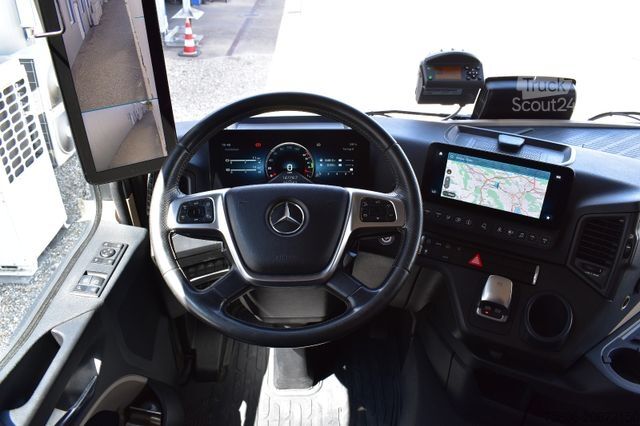Plattewagen met zeil MERCEDES-BENZ Actros 1845 L E6 ADR AHK LBW Retarder
