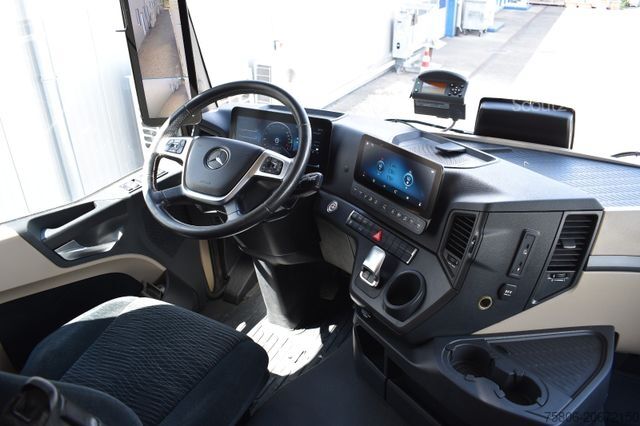 Flaklastbil med kapell MERCEDES-BENZ Actros 1845 L E6 ADR AHK LBW Retarder