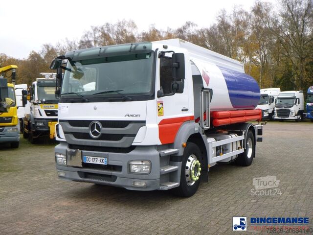 Tanker Mercedes Axor 1824 4x2 fuel tank 14.2 m3 / 4 comp