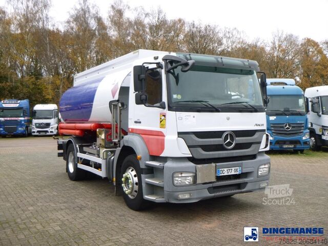 Tanker Mercedes Axor 1824 4x2 fuel tank 14.2 m3 / 4 comp