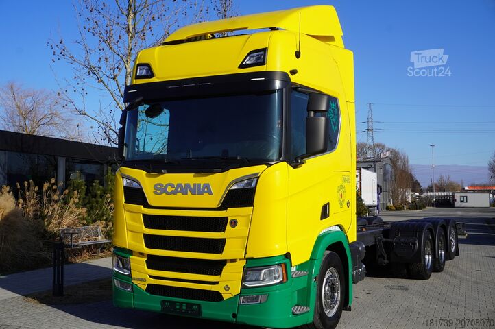 Truck chassis SCANIA R650 V8 8x4/4 E6 / 2020 / frame 9.7 m
