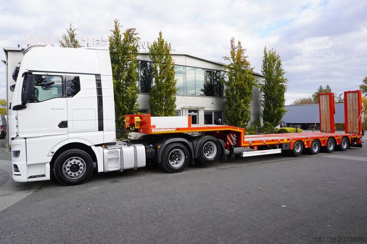 Traktör & YENİ alçak şasi dorse MAN TGX 28.510 6×2 / BRAND-NEW Kässbohrer LB