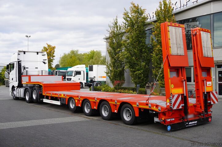 Traktör & YENİ alçak şasi dorse MAN TGX 28.510 6×2 / BRAND-NEW Kässbohrer LB