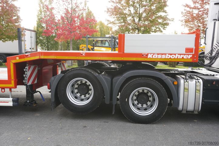 Traktör & YENİ alçak şasi dorse MAN TGX 28.510 6×2 / BRAND-NEW Kässbohrer LB