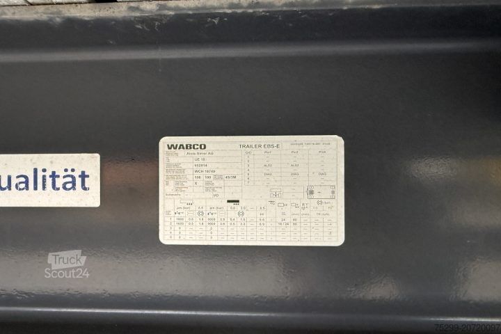 Open aanhangwagen met zeil UE 18 Plane / Swiss-Vehicle