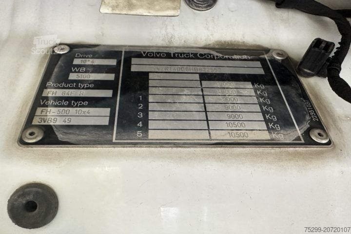 Damperli kamyon Volvo FH-500 10x4R SWS Moser+Liebherr / Swiss-Vehicle