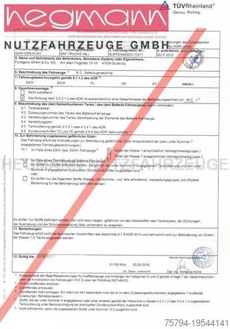 Tracteur routier standard DAF XF 410 FT, ACC, LGS, ADR groß, DEB, deutsch, PTO