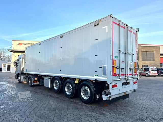 Naczepa z ruchomą podłogą KNAPEN K200 Schubboden 61m³ mit Zellenradschleuse Agrar