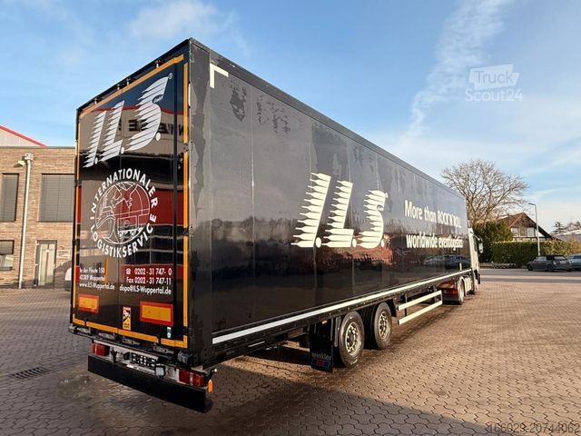 Furgona puspiekabe KRONE SZ - Mega Koffer mit Rampenhalterung