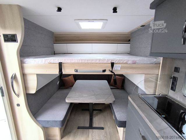 Przyczepa kempingowa HOBBY De Luxe 515 UHL Auflastung, Bettverbreiterung