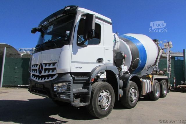 Betonmischer LKW MERCEDES-BENZ 3540 8x4 BB - STETTER 9 m³ - Nr.: 467